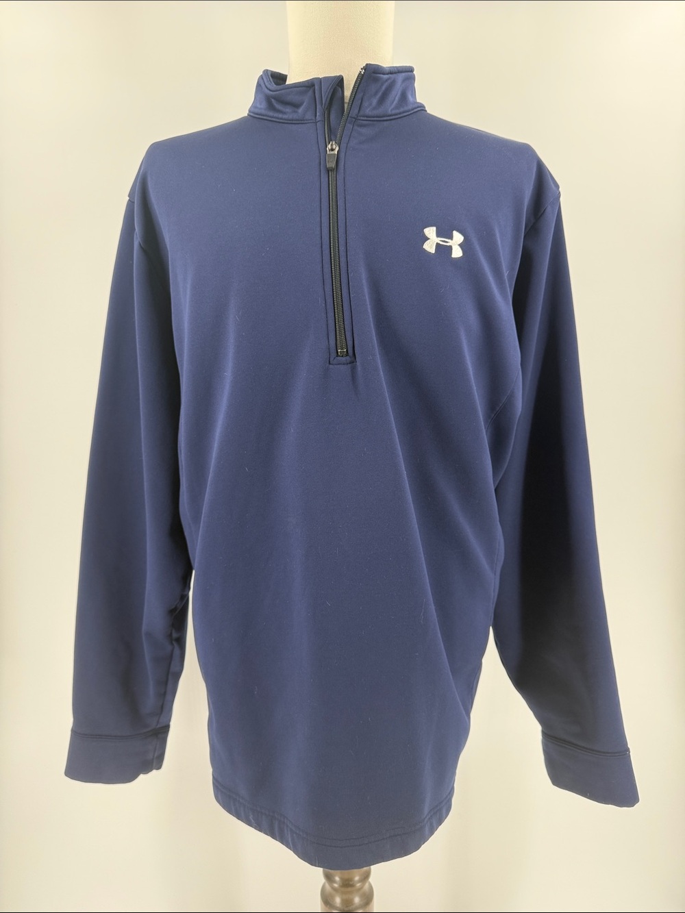 Under Armour Navy Blue Half-Zip Performance Pullover